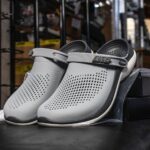 First Copy Crocs Literide 360 Black Grey Clogs for Men