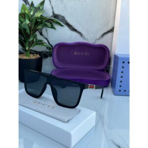 First Copy Gucci Flat Sunglasses for Men Black