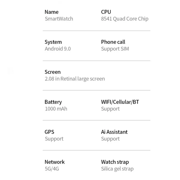 First Copy S8 Ultra Android Smart Watch 5G with Sim Slot (2)