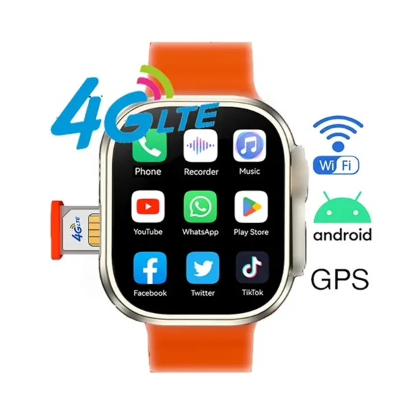 First Copy S8 Ultra Android Smart Watch 5G with Sim Slot (8) First Copy S8 Ultra Android Smart Watch 5G with Sim Slot