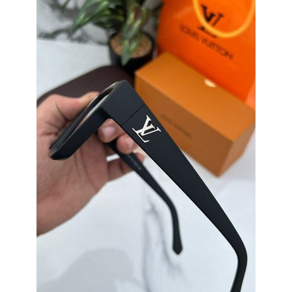 Louis Vuitton 1st Copy Sunglasses Black Silver for Men (2) Louis Vuitton 1st Copy Sunglasses Black Silver for Men