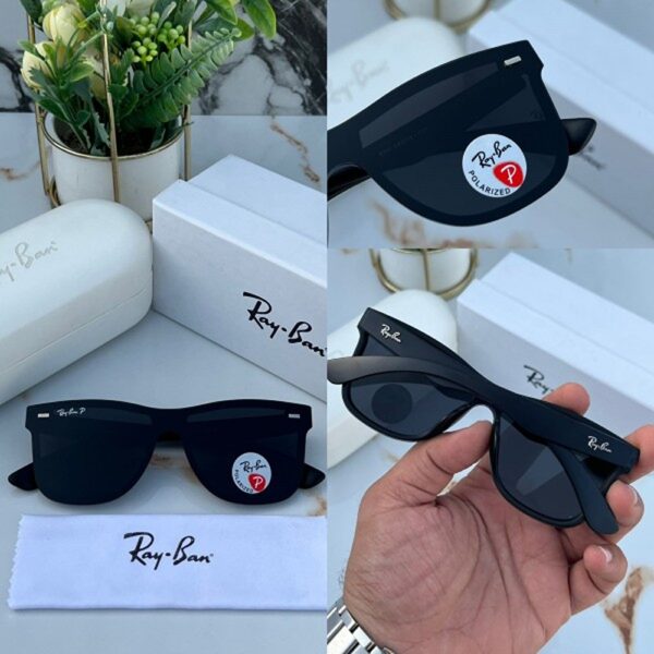 1st Copy Rayban Black Sunglasses for Men (2)