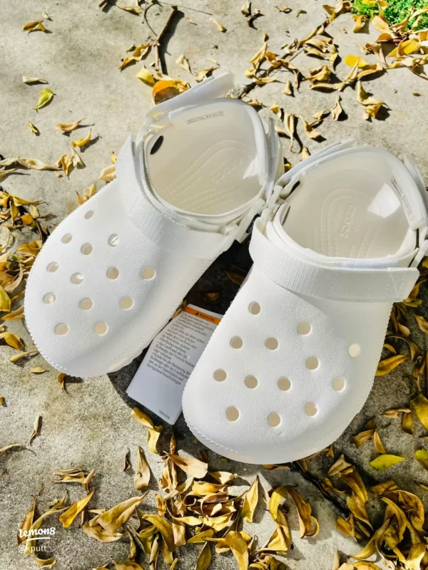 1st Copy Branded Hiker Full White Clogs