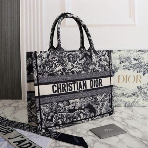 1st Copy Christian Dior Lady Bag Book Tote Black Tiger 1st Copy Christian Dior Lady Bag Book Tote Black Tiger