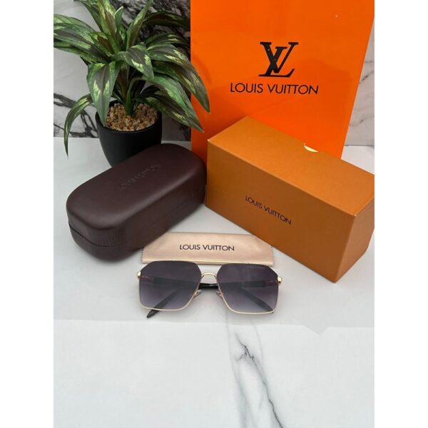 1st Copy Louis Vuitton Sunglasses for Men (Gold/Black) 1st Copy Louis Vuitton Sunglasses for Men (Gold/Black)