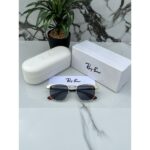 1st Copy Rayban Gold Black Sunglasses for Men