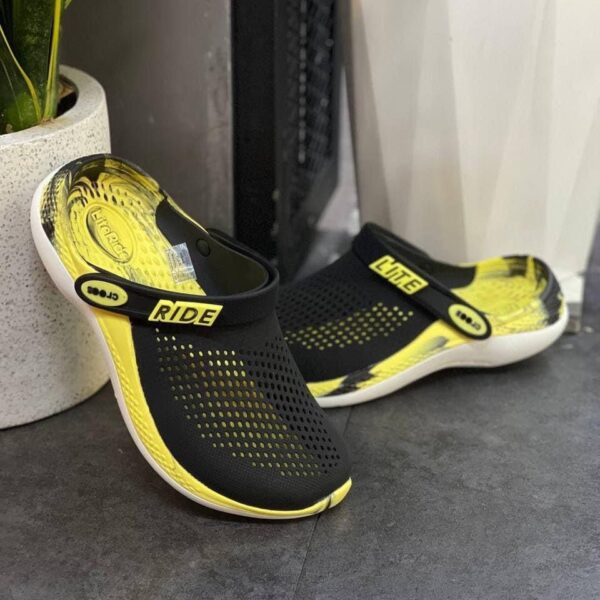 1st Copy LiteRide 360 Yellow Black Clogs for Men 1st Copy LiteRide 360 Yellow Black Clogs for Men