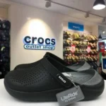 1st Copy Crocs Literide Comfortable Unisex Black Clogs