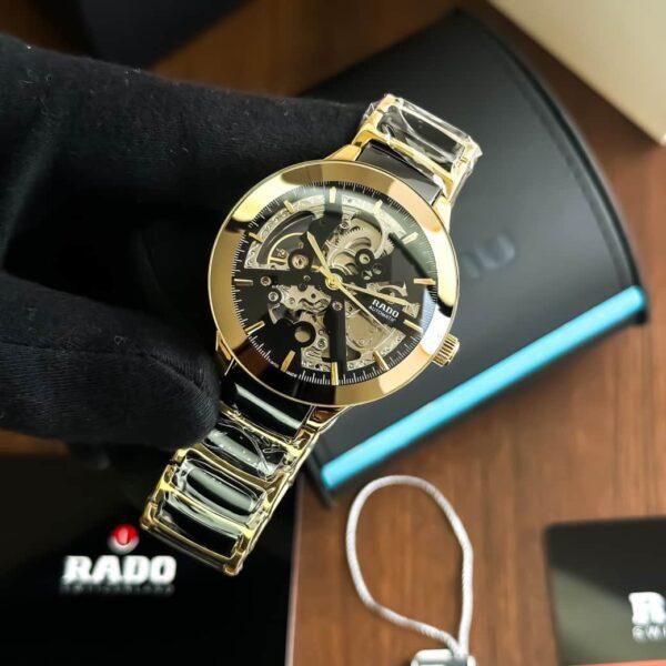 First Copy Rado Diastar Automatic Golden Black Watch for Men First Copy Rado Diastar Automatic Golden Black Watch for Men