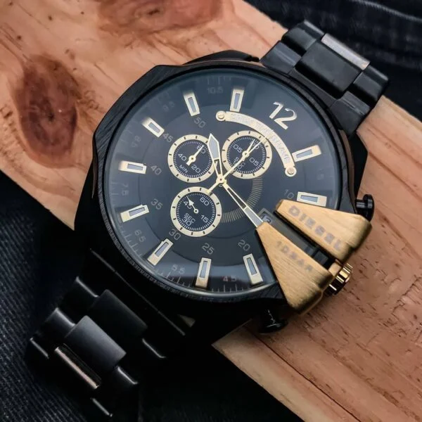 First Copy Diesel 10 Bar Edition Black Watch for Men First Copy Diesel 10 Bar Edition Black Watch for Men