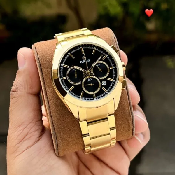 First Copy Rado HyperChrome for Men with Gold Bracelet First Copy Rado HyperChrome for Men with Gold Bracelet