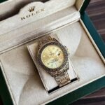 Rolex Submariner Handcrafted Gold Dial First Copy