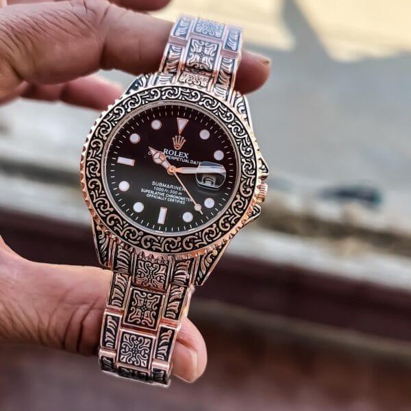 First Copy Rolex Submariner Handcrafted Black Dial Watch for Men First Copy Rolex Submariner Handcrafted Black Dial Watch for Men