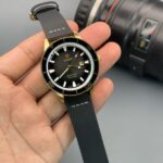 Rado Captain Cook First Copy Black Quartz Watch for Men