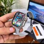 Series 8 Ultra Gray First Copy Smartwatch with Apple Logo