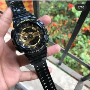 First Copy G Shock Gold Dial Digital Watch for Boys