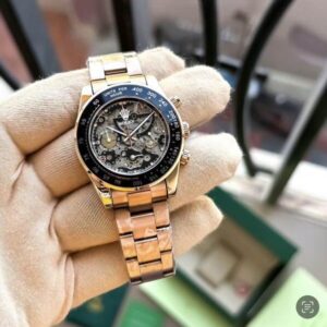 First Copy Rolex Daytona Skeleton Black Dial for Men