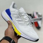 Branded Eq 21 White Running Shoes