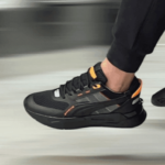 Branded Mirage Sport Black Running Shoes