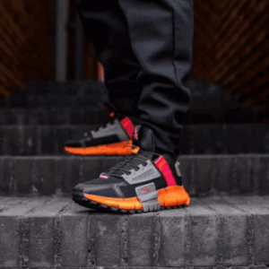 Branded Zig Kinetica Edge Black Orange Sneakers