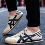 Branded Onitsuka Mexico 66 Cream Navy Sneakers