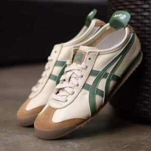 Branded Onitsuka Mexico 66 Cream Brown Sneakers