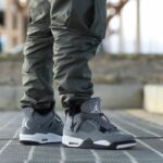 Branded Air Retro 4 Dark Grey Sneakers