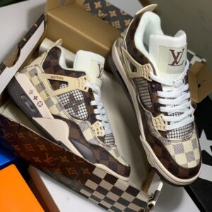 Branded Air Retro 4 LV Brown Sneakers