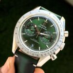 Omega Watch New Edition Chronograph With Leather Strap (SG180)