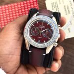 Trending Omega Leather Watch For Men (SG177)