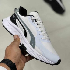 Branded Wild Rider White Black Running Shoes