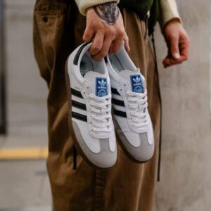 Branded Samba White Sneakers