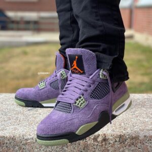 Branded Retro 4 Purple Sneakers