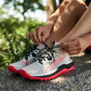 Branded Voyage Nitro Trail White Red Running Shoes
