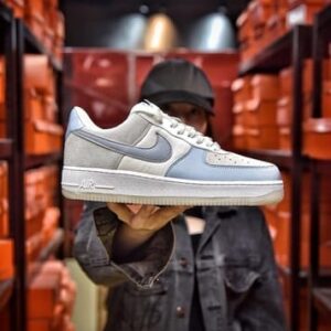 Branded Airforce 1 Grey Sneakers