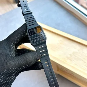 Trendy Casio Calculator Black Watch For Men (SHH04782)