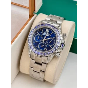 Trendy Rolex Daytona Remould Chrono Working Diamond Watch For Men (SHH04746)