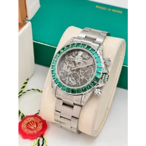 Trendy Rolex Daytona Remould Chrono Working Diamond Watch For Men (SHH04747)