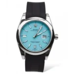 Trendy Rolex Oyster Perpetual Date Sky Blue Dial Watch For Men (SHH04749)