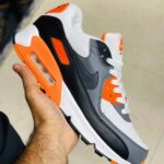 Branded Airmax 90 Orange Running Shoes
